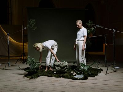 An empty, clean space ready for a workout session.